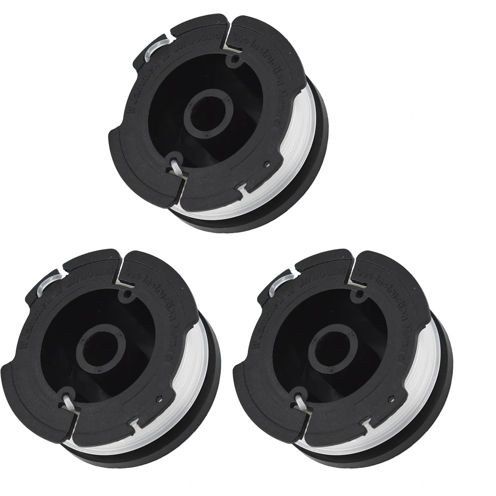 3 Pack Trimmer Replacement Spool for BLACK+DECKER AF-100-3ZP 30Ft