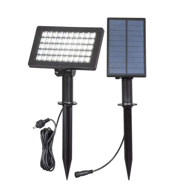 3W 50LED водонепроницаемый Солнечный газон лампа Спайк открытый садовый путь Декор огни