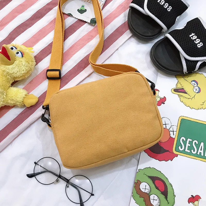 Новая стильная мягкая сумка через плечо в японском стиле для девочек, забавная сумка с рисунком из мультфильма, школьная парусиновая сумка-мессенджер