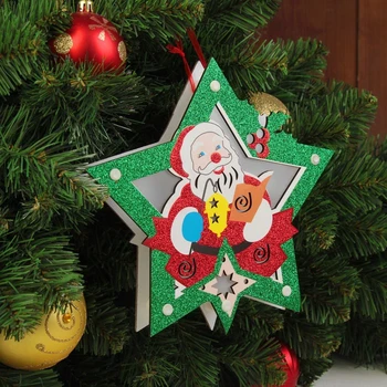 

Illuminated decor "Santa Claus in a star" 2.3 × 20 × 20 cm