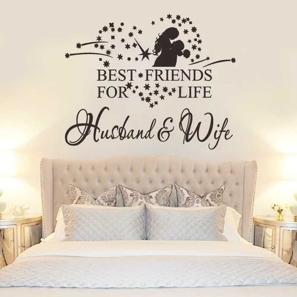 Husband and Wife Best Friend for Life VINYL DECAL STICKERS 