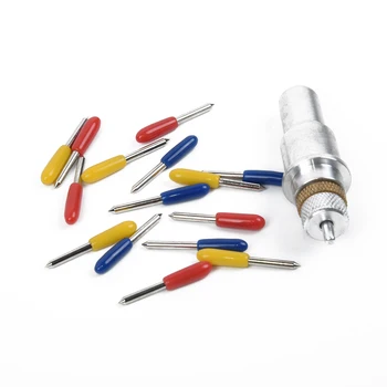 

15pcs 30°/45°/60° For Roland Cutting Plotter Vinyl Cutter Blade W/ Holder Pack