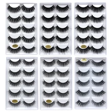SEXYGO 1/5/10 pairs mink lashes natural 3d mink eyelashes mink false eyelashes full strip lashes wispy cilios g800 cils