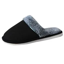 SAGACE тапочки из хлопка; мужские зимние домашние тапочки из плюша и хлопка на нескользящей толстой подошве; теплые домашние тапочки на плоской подошве;