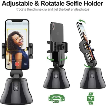 

Apai Genie Auto Smart Shooting Selfie Stick 360° Object Tracking Holder All-in-one Rotation Face Tracking Camera Phone Holder