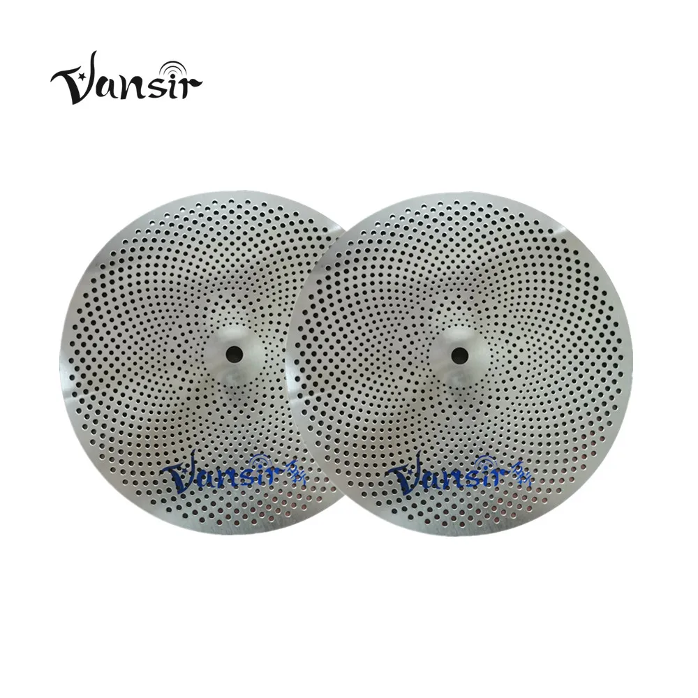 Vansir 8" Splash High Grade Low Volume Cymbals New Designed Mute Cymbals Percussion Instrument Silver