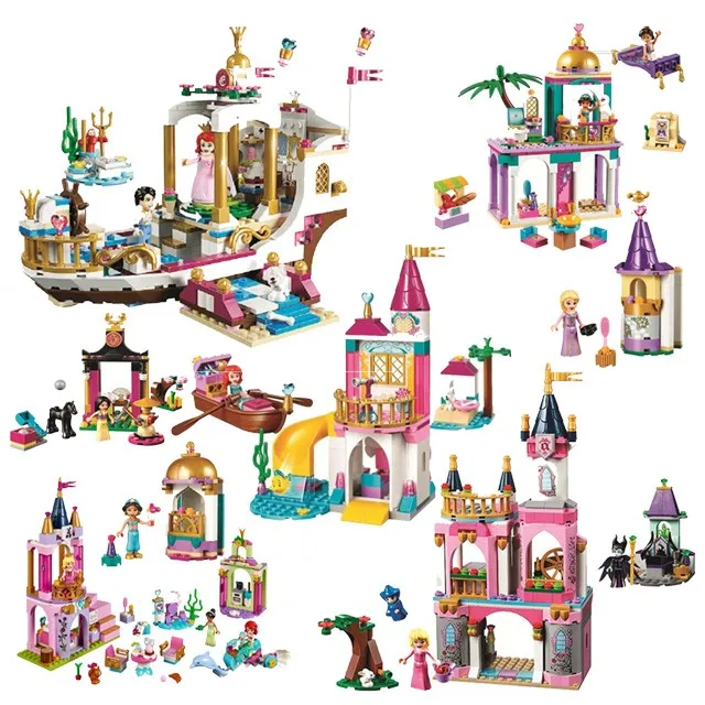 

300pcs Princess Friends Ariel's Seaside Castle 11177 Model Building Blocks Toys Bricks Compatible With Lepining 41162 41163