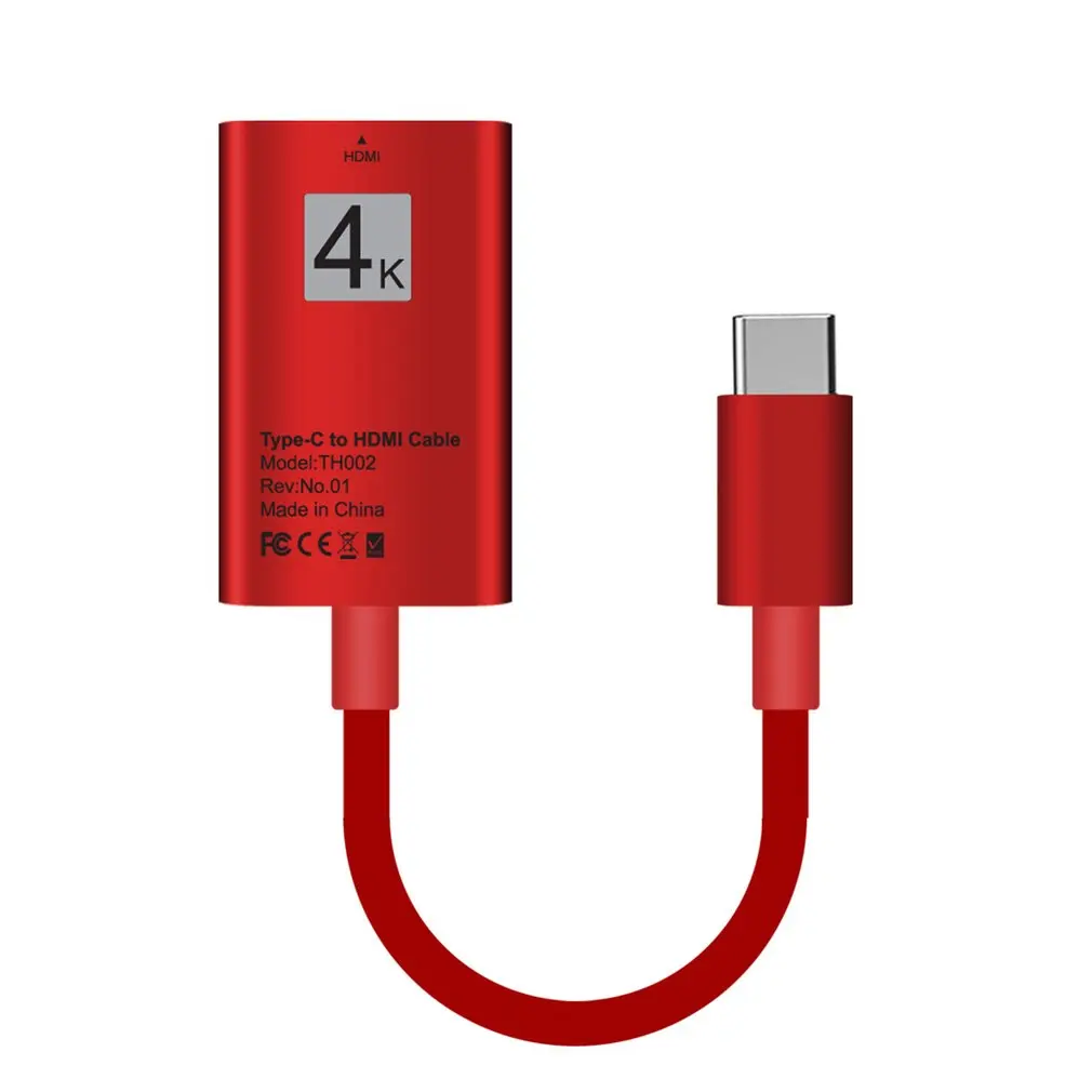 

USB-C Type-C to HDMI HDTV AV TV Adapter Cable 4K For Samsung S10/S9 Plus/Note 9 HDTV TV Cable Adapter