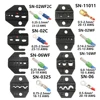 SN-58B Crimping Pliers Clamp Tools Set Multifunctional Terminals Electrical Clamp Dies Wire Crimper Ratchet Crimping Tools Kit 4