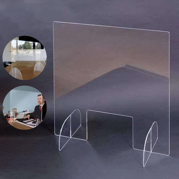 

Acrylic Sneeze Guard Shield Clear Perfection Reception Side Sale Counter Sprayed UV Cut Height Protection Screen Isolation Plate