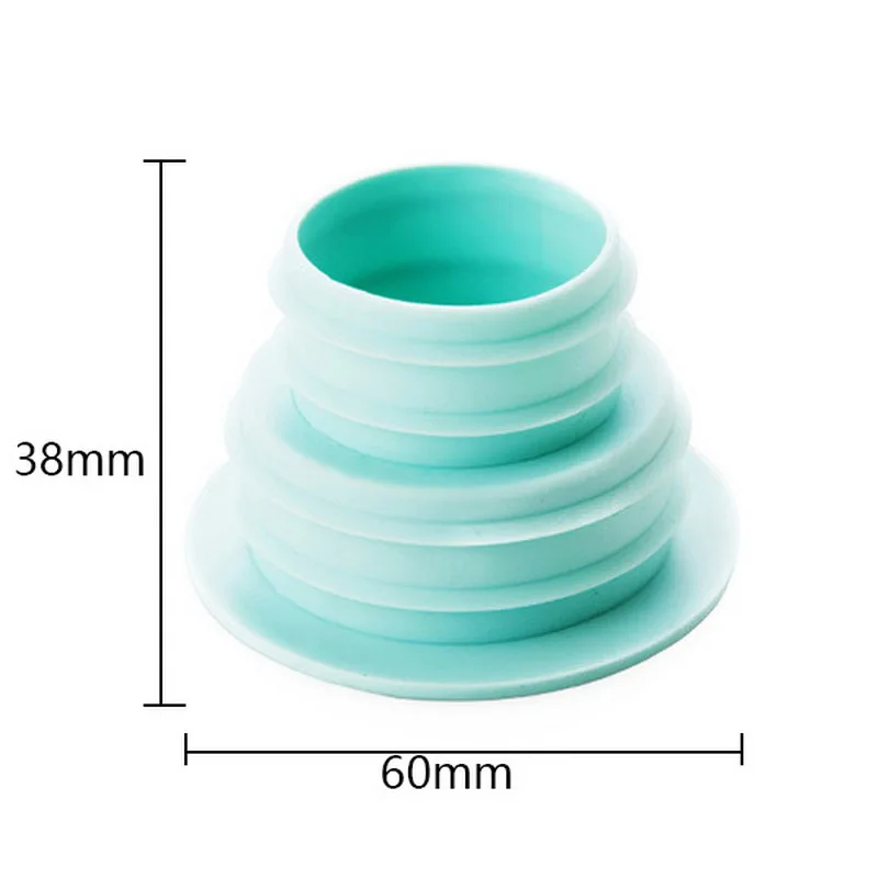 5PC Sewer Pipe Deodorization Ring Washer Deodorant Drain Seal Ring Sealing Plug Telescopic Tank Sewer Pest Control - Цвет: blue
