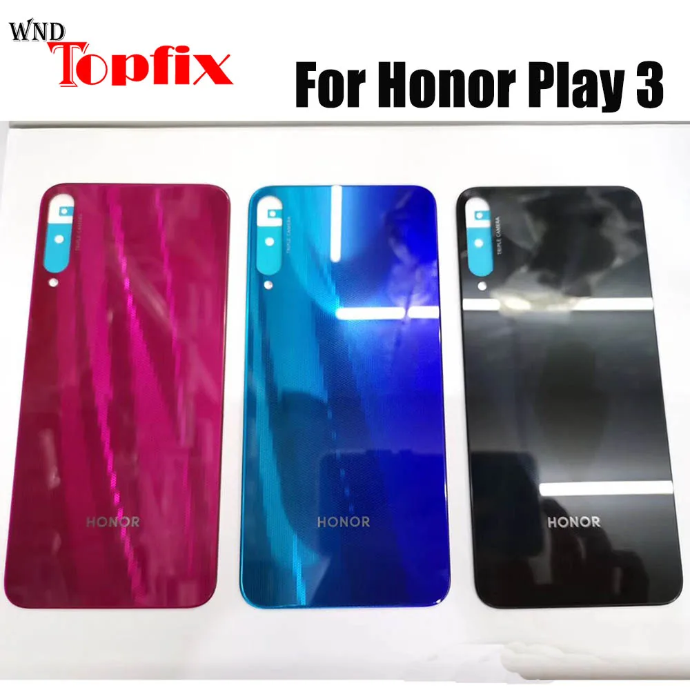 Для huawei honor Play 3 задняя крышка батареи крышка двери задняя стекло Корпус чехол honor Play 3 крышка батареи play3 корпус с клеем