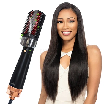 

Blower Brush Hair Infrared Spray Hair Dryer Brush Mutifunctionl Hair Straightener Blow Dryer Comb One Step Hairdryer Hairbrush