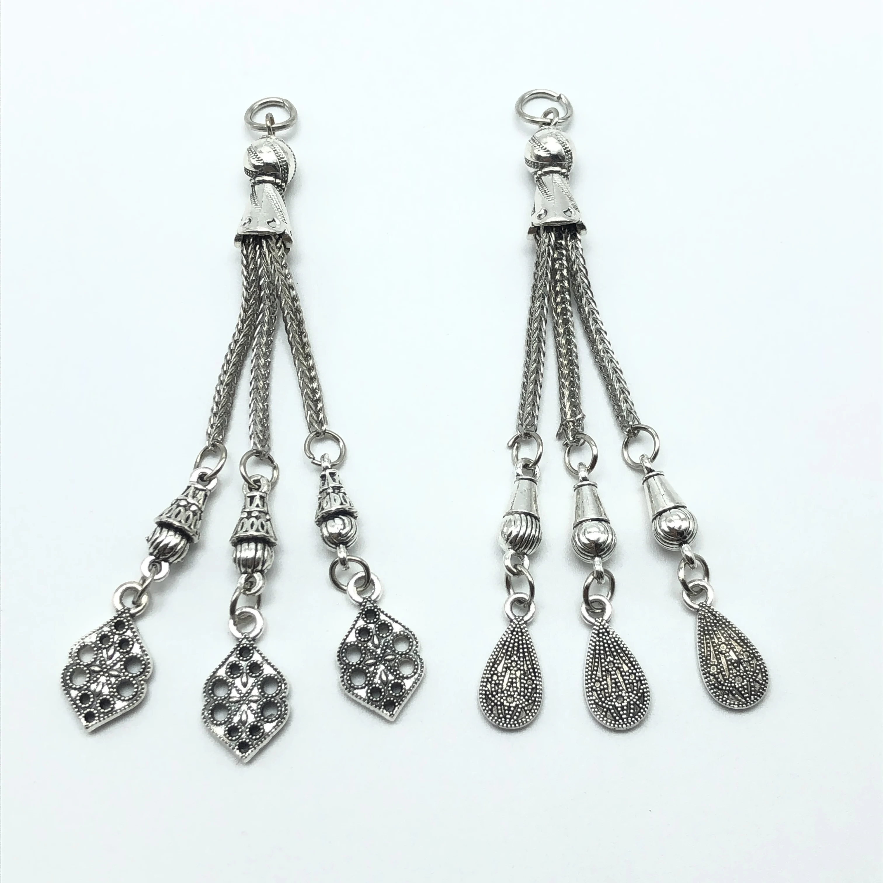 

3pcs charm Turkish Muslim drop shaped pendant beads pendant for jewelry making DIY handmade accessories tassel