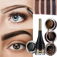 Гель-усилитель для бровей, воздушная подушка, 4 цвета, профессиональный крем для бровей, татуировка коричневого цвета, натуральный стойкий водонепроницаемый макияж для глаз