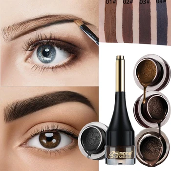 

Eyebrow Gel Enhancer Air Cushion 4 Colors Professional Eye Brow Cream Tattoo Brown Natural Long-Lasting Waterproof Eyes Makeup