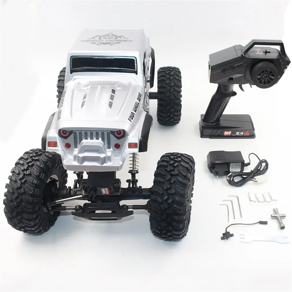 

1071-SJ 1:10 2.4G 4WD RC Crawler Car Brushed Remote Control Big Foot Off-road Vehicle Model RTR Toy For Kids Gift