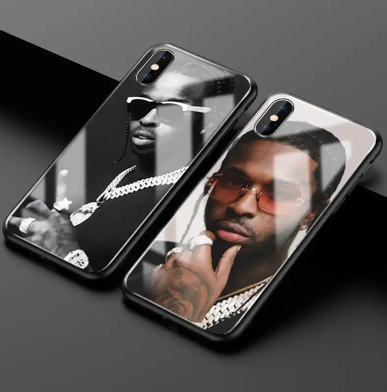 Rapper Pop Smoke Usa Boy Glass Phone Case For Iphone 6 6s 6plus 6splus 7 8 7plus 8plus X Xs Xr Xsmax 11pro Phone Case Covers Aliexpress