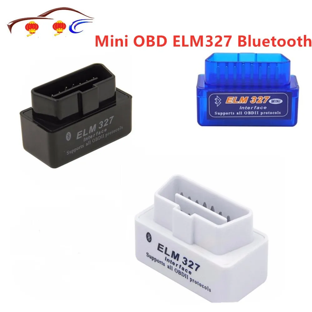 Мини OBD ELM327 Bluetooth OBD2 V2.1 Автомобильный сканер считывание Кода OBDII 2 автомобильный