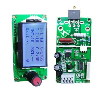 

100A / 40A Lcd Display Digital Double Pulse Encoder Spot Welder Welding Machine Transformer Controller Board Time Control