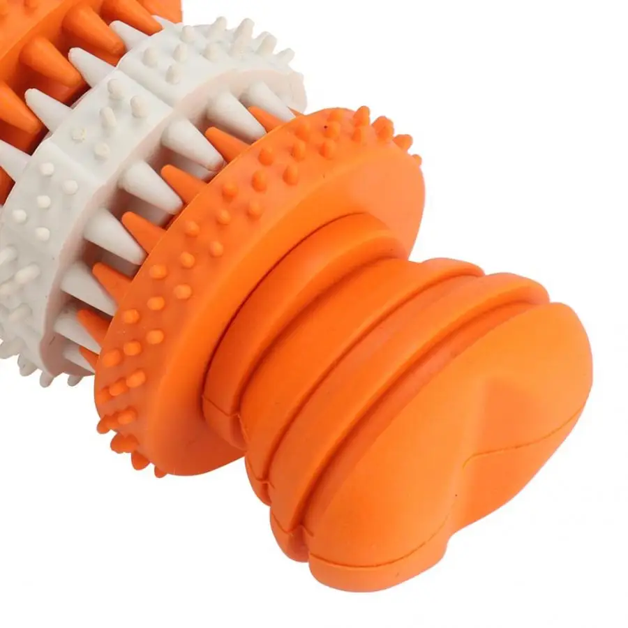 Dog Toy Pet Bite Rubber Chewing Molar Toy Cleaning Teeth Gear Interactive Training Toy Dog Cat Supplies