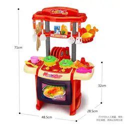 Модель игрового дома для готовки, не-набор детской кухонной утвари, большой обеденный стол для девочек, не-Shantou City