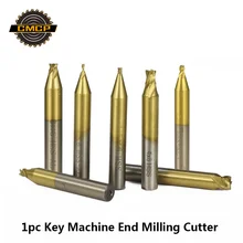 1 шт 6 мм хвостовик Титан покрытием копировально-фрезерный станок для обработки замочных ключей фреза 1/1. 5/2. 0/2. 5/3. 0/4. 0/5. 0 мм вертикальный станок для нарезки ключей