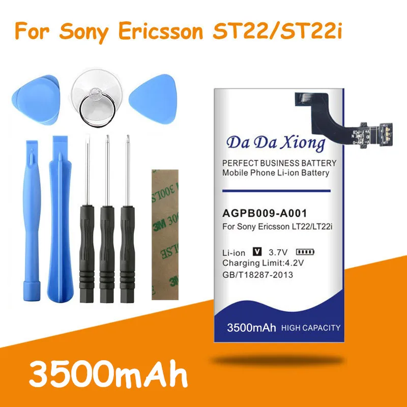 Free Shipping 3500mAh AGPB009-A001 Li-ion Phone Battery For Sony Ericsson Xperia P LT22 LT22I Replacement Bateria | Мобильные