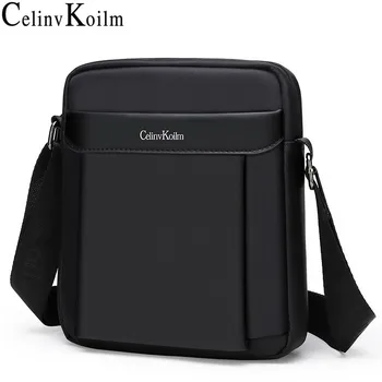 

Celinv Koilm Brand High-end Men Business Messenger Bag For 7.9 inches iPad Shoulder Men's Messenger Bag New Black Office Work