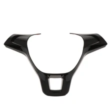 Внутренний Авто Руль блесток Обложка для Volkswagen Golf 7 черный