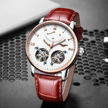 

GUANQIN DESIGN Fashion Tourbillon Automatic Men Watch Luxury Relogio Masculino Waterproof Sport Brand Men Mechanical Watch Watch