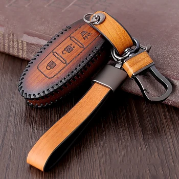 

Genuine Leather Shell Car Remote Key Cover Case For Nissan Qashqai J10 J11 X-Trail t31 t32 kicks Tiida Pathfinder Murano Note