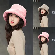 Женская зимняя Панама, милые и теплые шапки, Охотничья Шапка для рыбалки, плюшевая теплая шапка для осени и зимы, sombrero de invierno dama& 19