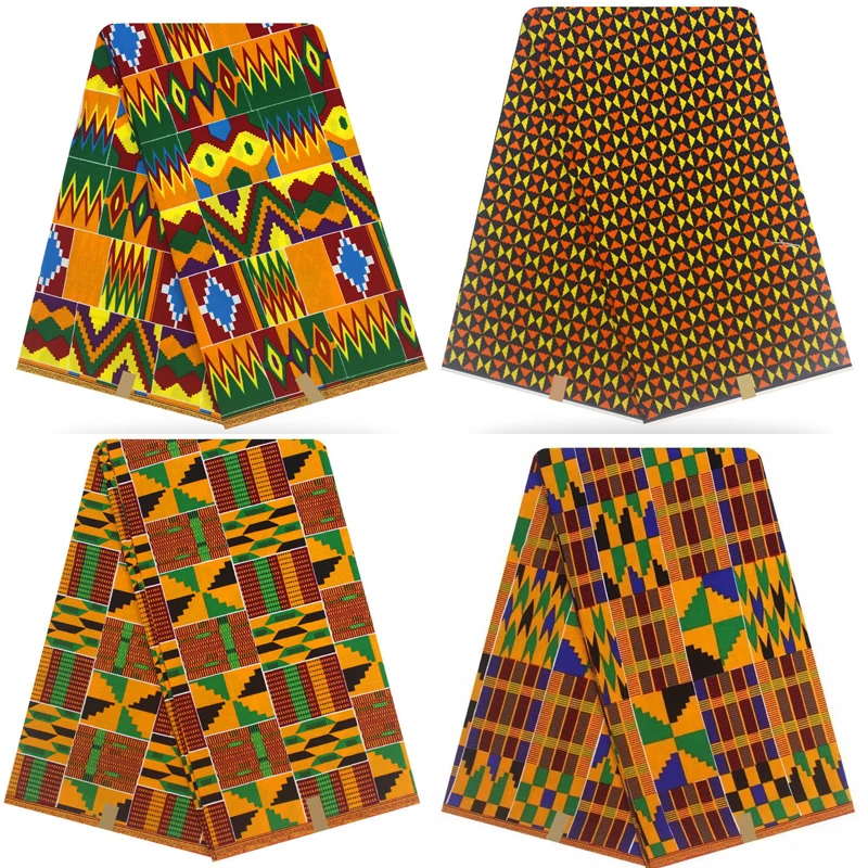 Высокое качество хлопок африканская ткань платье Голландский Воск Принт Анкара ткань шитье настоящий голландский настоящий воск 6 ярдов одежды DIY