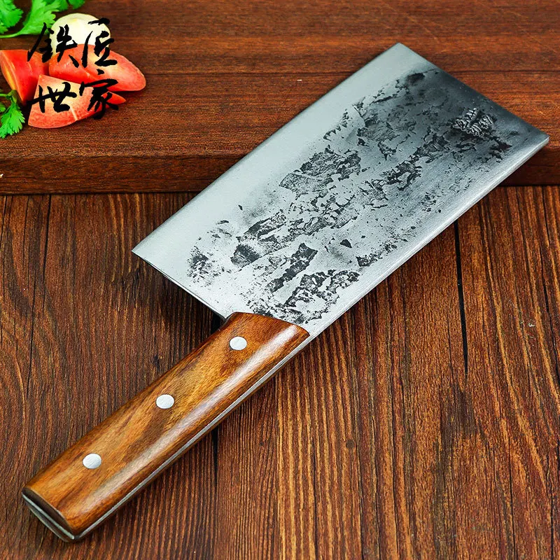 

Hand Forged Bone Knife High Carbon Steel Bone Knife Kitchen Sharp Axe Knife Professional Chef Knife Tang knife