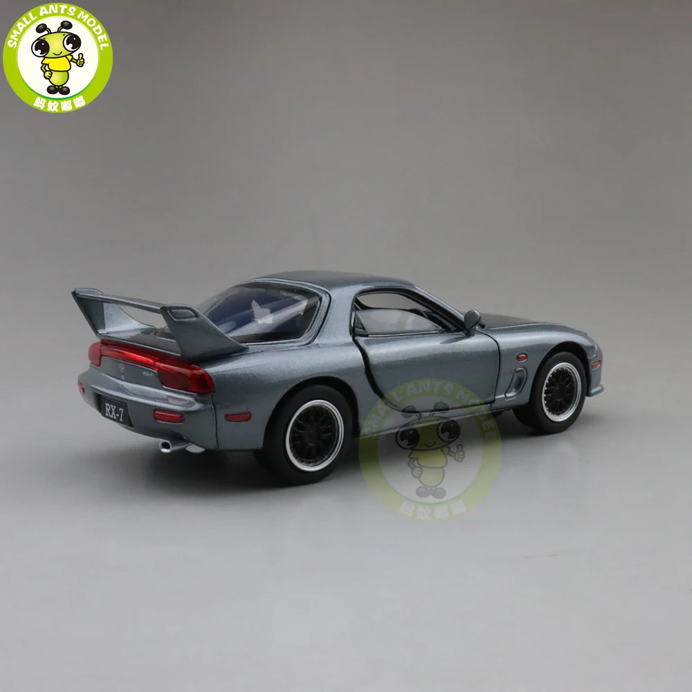 1/32 JACKIEKIM MAZDA RX-7 RX 7 литая модель автомобиля игрушки для детей Детское звуковое освещение подарки