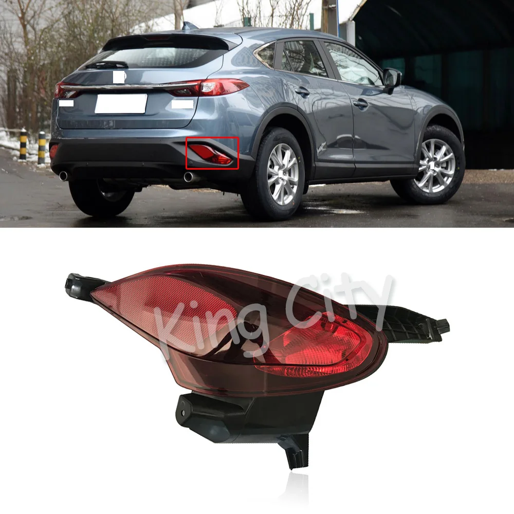 CAPQX для Mazda CX-4- автомобиль красный объектив задний бампер отражатель Стоп тормозной светильник отражатель светильник s