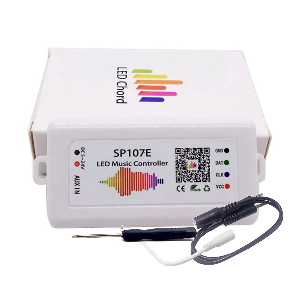 

Bluetooth Music Wifi RGB Led Strip Light Controller For WS2812B WS2811 SK6812 UCS1903 LPD6803 WS2801 Led Strip Light DC5-24V