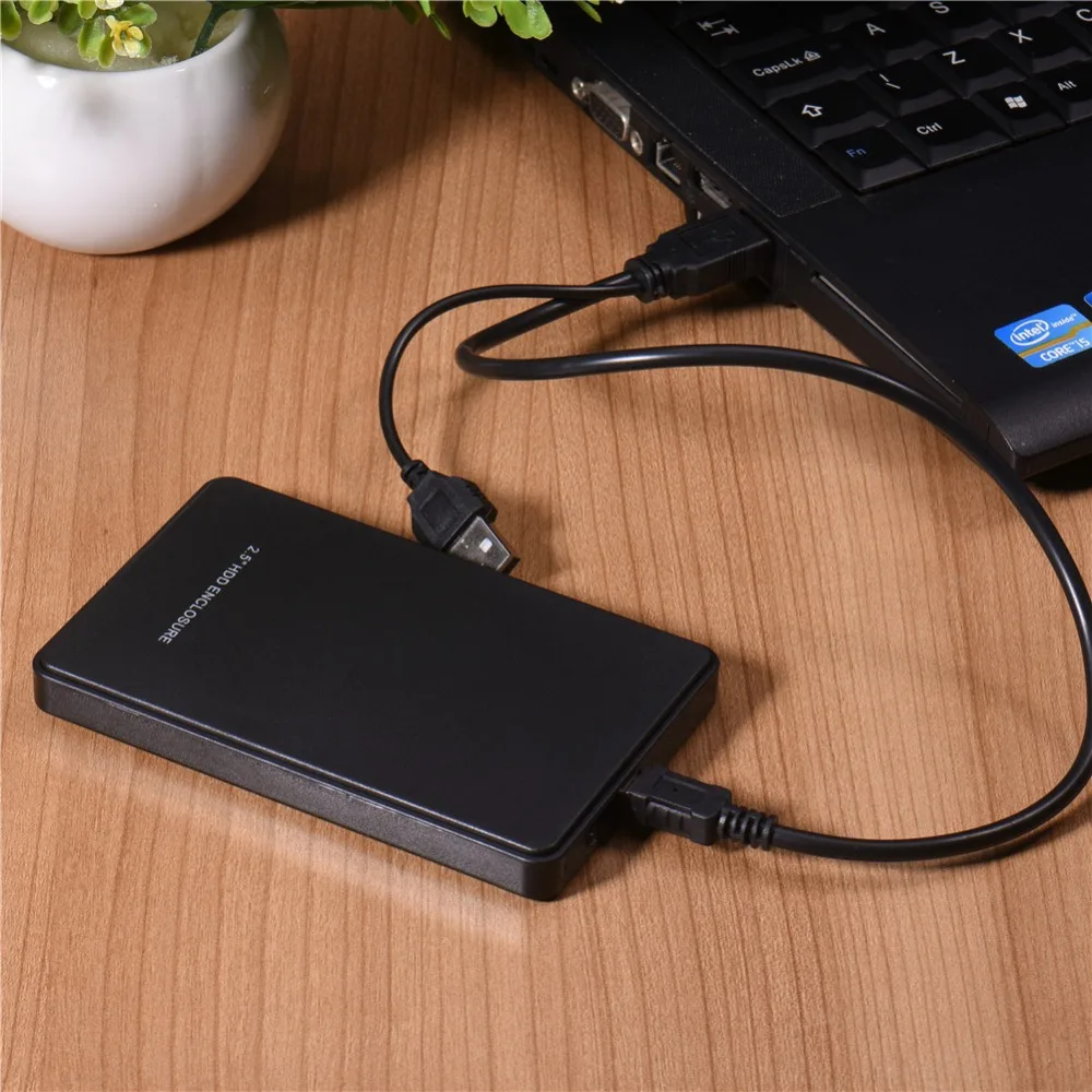 ABS USB 2,0 HDD жесткий диск 2,5 дюймов SATA Чехол Поддержка 2 ТБ внешний корпус мобильный диск конфеты для ноутбуков Аксессуары