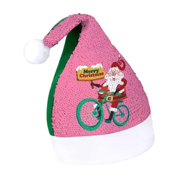 

Christmas Hat Sequin Merry Christmas Christmas Hats Personalised Christmas Hat Party Decoration