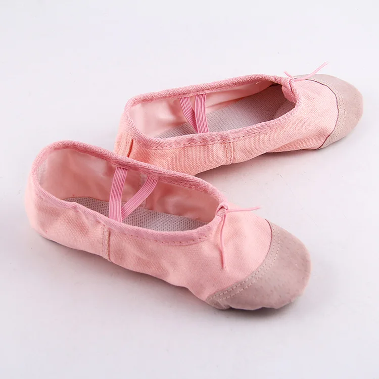 Популярная обувь для йоги, детские розовые балетки, танцевальная обувь, профессиональная Женская атласная обувь с острым носком, шелковая обувь