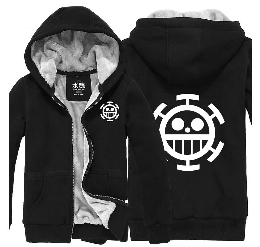 Reviews 2019 new one piece print pattern men's winter thick warm fleece zipper men's pullover jacket sportswear men street clothing hood