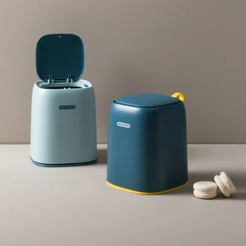 

Car Trash Bin Desk Trash Can Garbage Mini for Waste Basket Bags Trashcan Office Kitchen Garbage Cans Garbage Mini Bucket