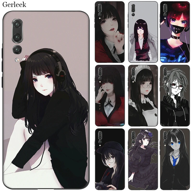 Anime girl Tpu Phone Case For Huawei Honor 8A 8C X 9X Pro 9 10 20 S Por 10Lite Note10 Cover | Мобильные телефоны и