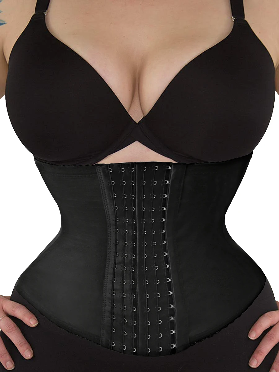 slimming black NINGMI Высокая талия тренажер тонкий формирователь тела моделирующее белье корсет пояс корректирующая бретелька для нижнего белья Fajas Женский Пояс Cincher - Цвет: slimming black