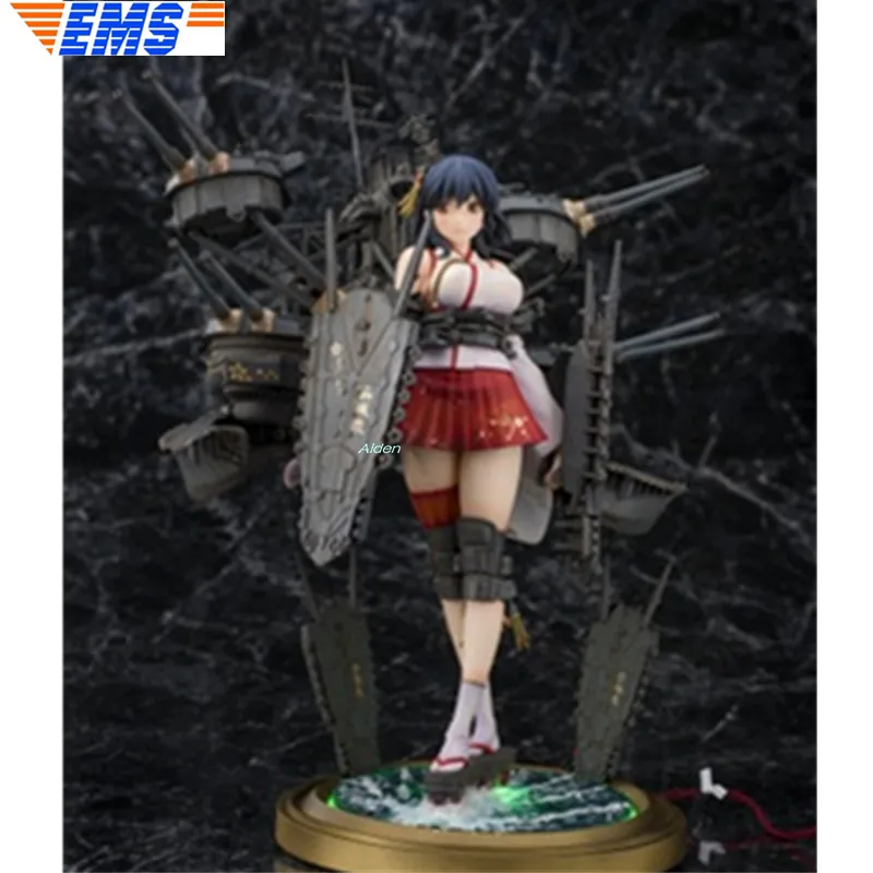 1" Статуя Kantai Коллекция бюст Yamashiro полноразмерный портрет 1/8 ГК белый узор Коллекционная модель игрушки коробка 25 см Z2736 - Цвет: Белый