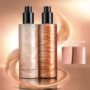 

Highlighter Liquid Setting Spray Illuminating Face Shimmer Long-lasting Brighten Glow Face Glow Highlighter Makeup Face All skin