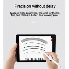 Универсальный светодиодный светильник-индикатор сенсорного экрана стилус емкостный карандаш для планшета для IPad мобильного телефона