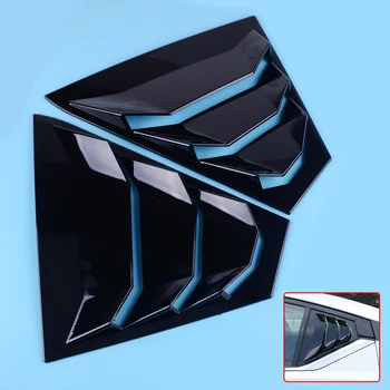 

beler 2PCS ABS Gloss Black Side Vent Window Scoop Louver Trim Fit for Nissan Teana Altima 2019