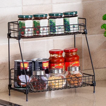 

2 Layer Gap Kitchen Storage Rack Slim Tower Movable Assemble Bathroom Shelf Shampoo Holder Space Saving Organizer